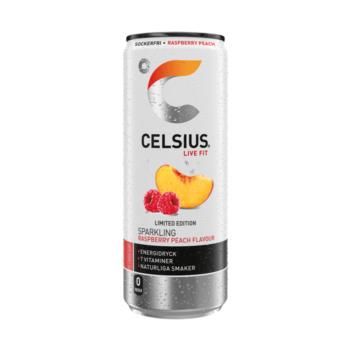 Celsius Raspberry Peach 250ml