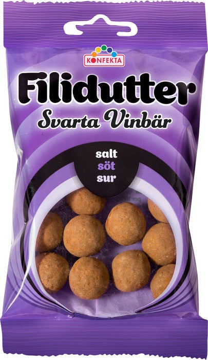 Filidutter Svarta Vinbär 65g