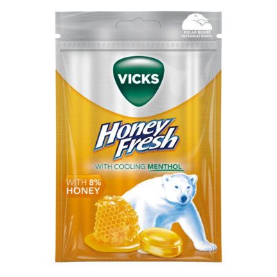 Vicks Honey Fresh & Natural Menthol 20x72g