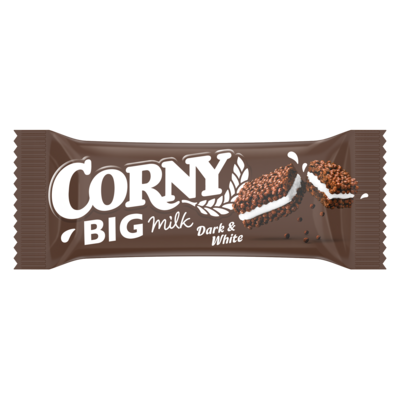 Corny BIG Milk Dark&White 40g