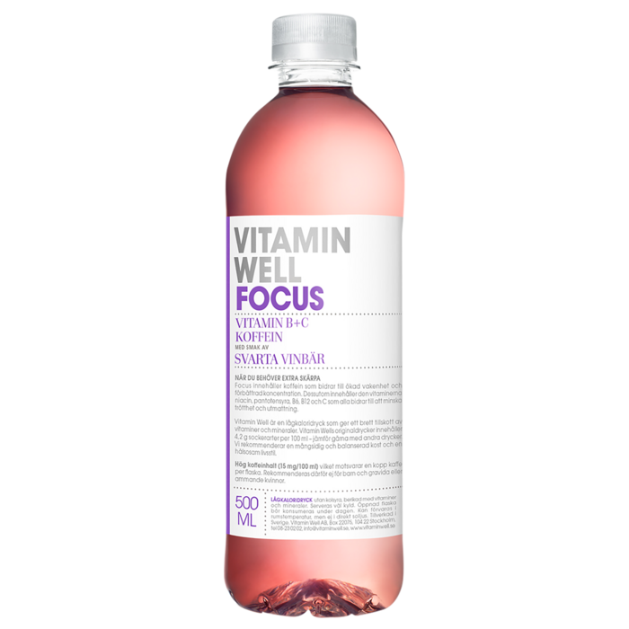 Vitamin Well Focus 12x50cl