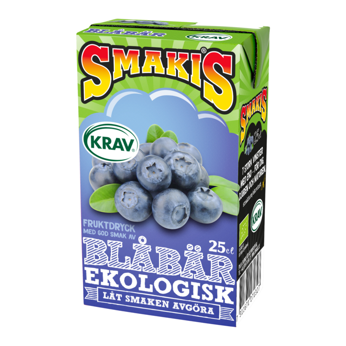 Smakis Blåbär 25 cl EKO