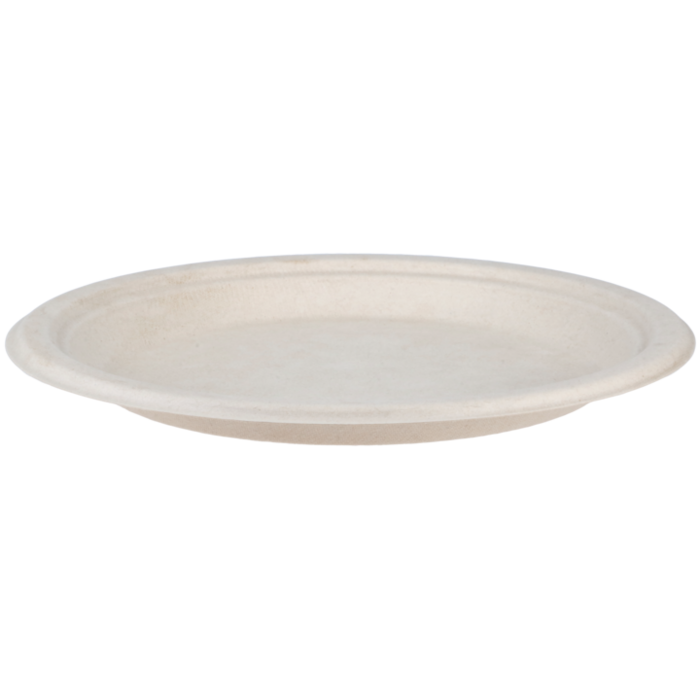 Bagassetallrik Brun 22,5cm 50-p