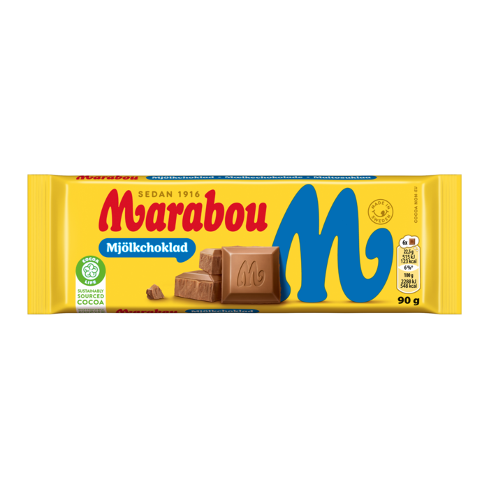 Marabou Mjölkchoklad 90g