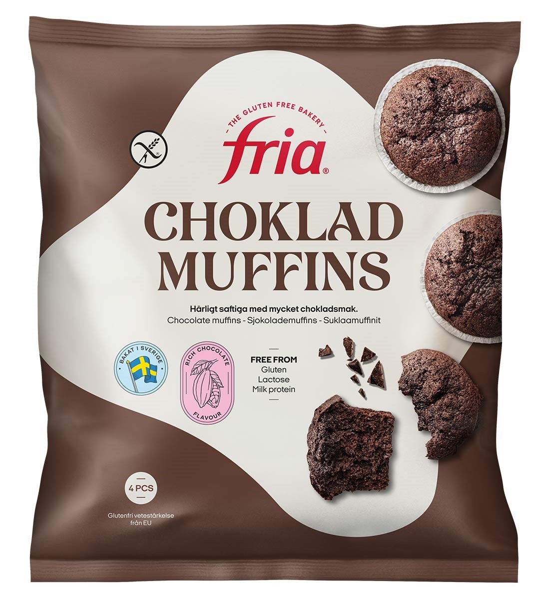 Chokladmuffins Glutenfri 240g