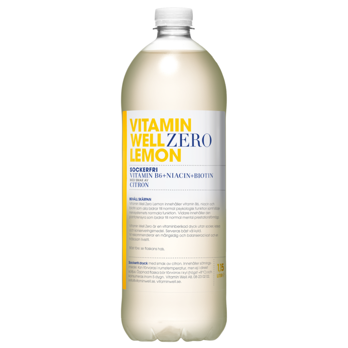 Vitamin Well Zero Lemon 1,15L