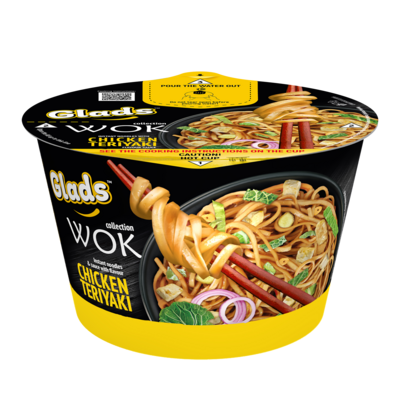 Glads Snabbnudlar Wok Kyckling Teriyaki 95g