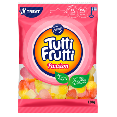 Fazer Tutti Frutti Passion 120g