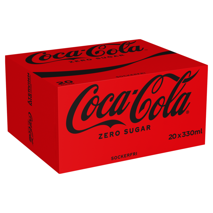 Coca-Cola Zero 33cl 20-pack