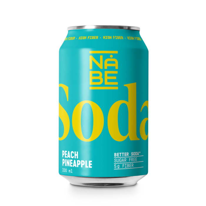 Nåbe Soda Peach/Pinapple 33cl