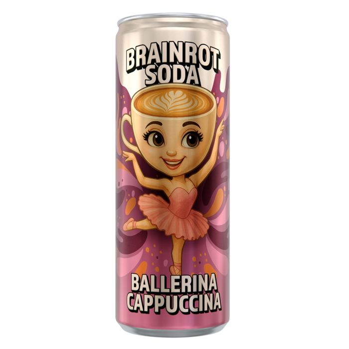 Brainrot Soda - Ballerina Cappuccina 25cl