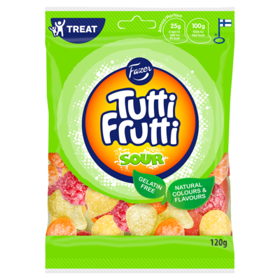 Fazer Tutti Frutti Sour 120g