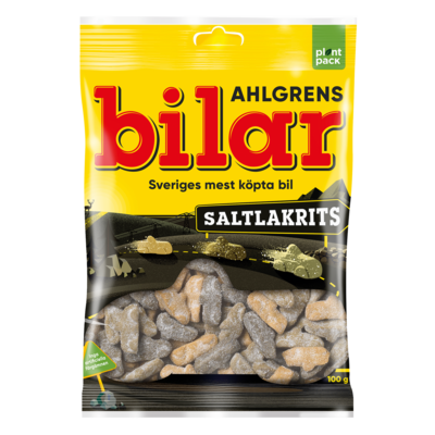 Ahlgrens Bilar Saltlakrits 42x100g