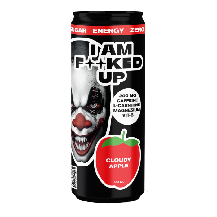 I AM F** UP Cloudy Apple 33cl