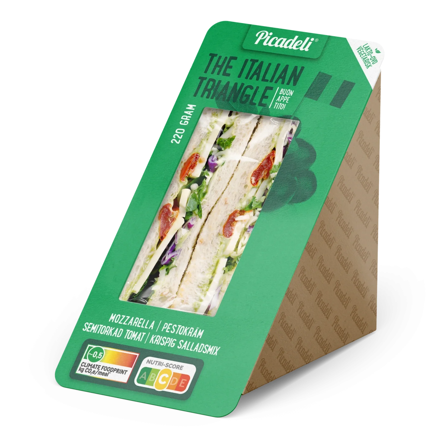 Sandwich Mozzarella Pesto 220g