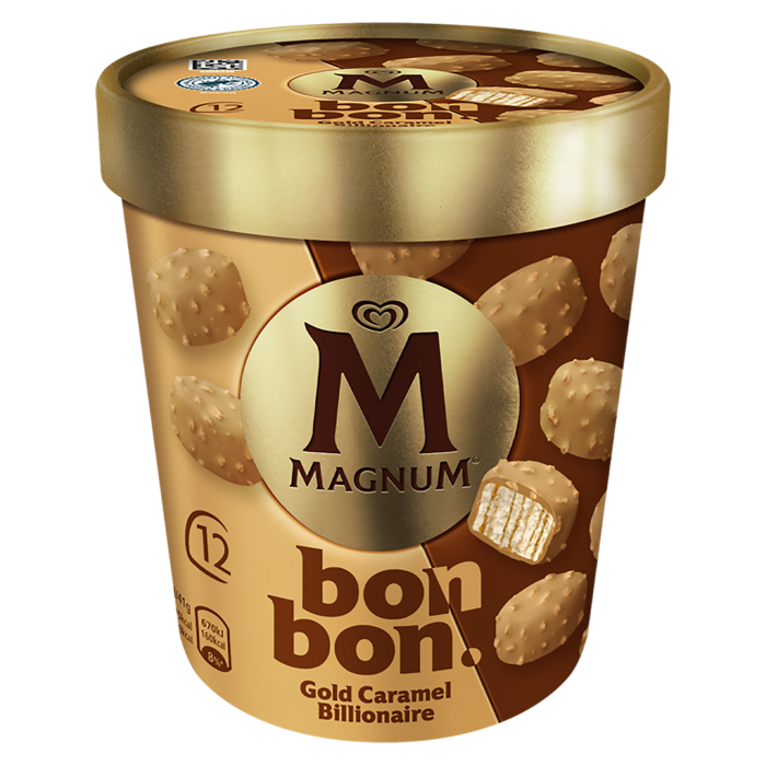 Magnum Bonbon Gold Caramel Billionaire