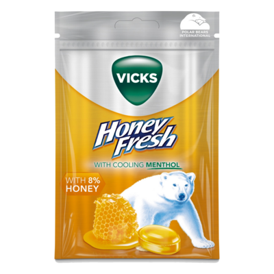 Vicks Honey Fresh & Natural Menthol 20x72g