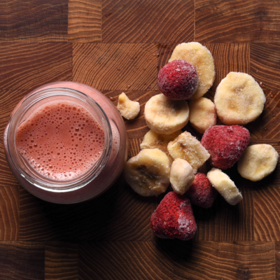 Röd 01 Banan, Jordgubb