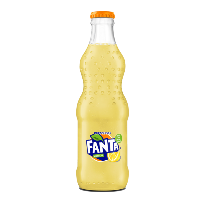 Fanta Zero Lemon Glas 33cl