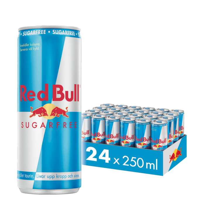 Red Bull Sockerfri Energidryck 250 ml x 24