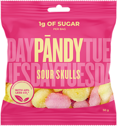 Candy Sour Skulls 50g