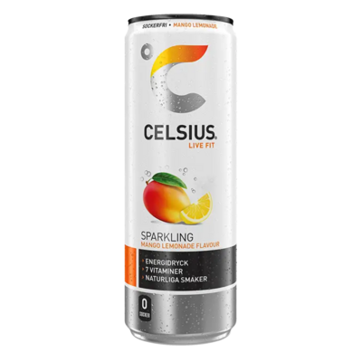 Celsius Mango Lemonade 355ml