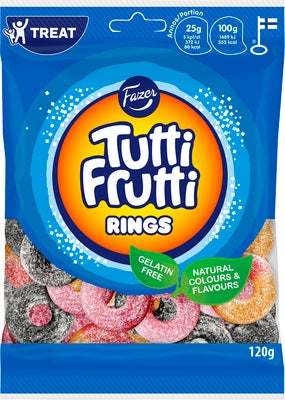 Tutti Frutti Rings 120g