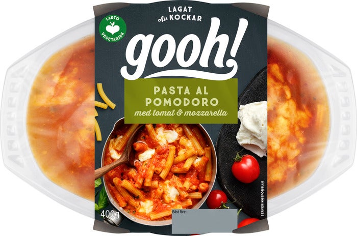gooh! Pasta al pomodoro med mozzarella 400g