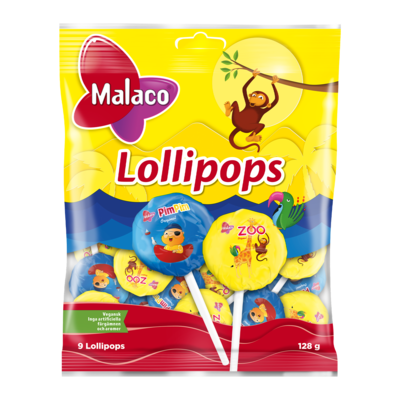 Malaco Lollipops 128g