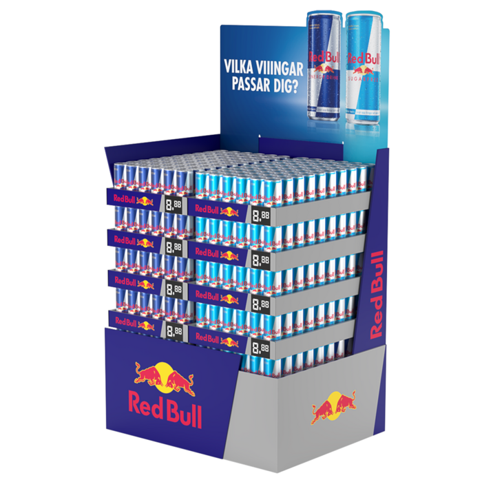Red Bull Display 250ml Mix 2 Smaker ED/SF