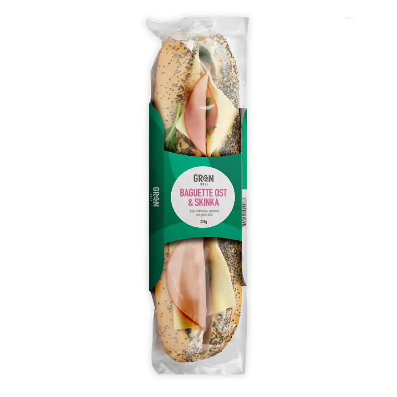 Baguette Ost Skinka 215g