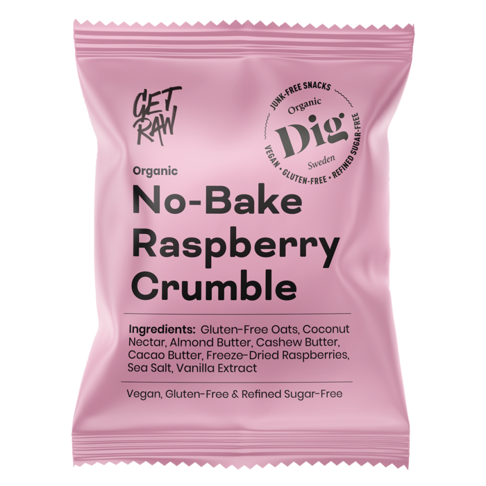 Dig No-Bake Raspberry Crumble EKO