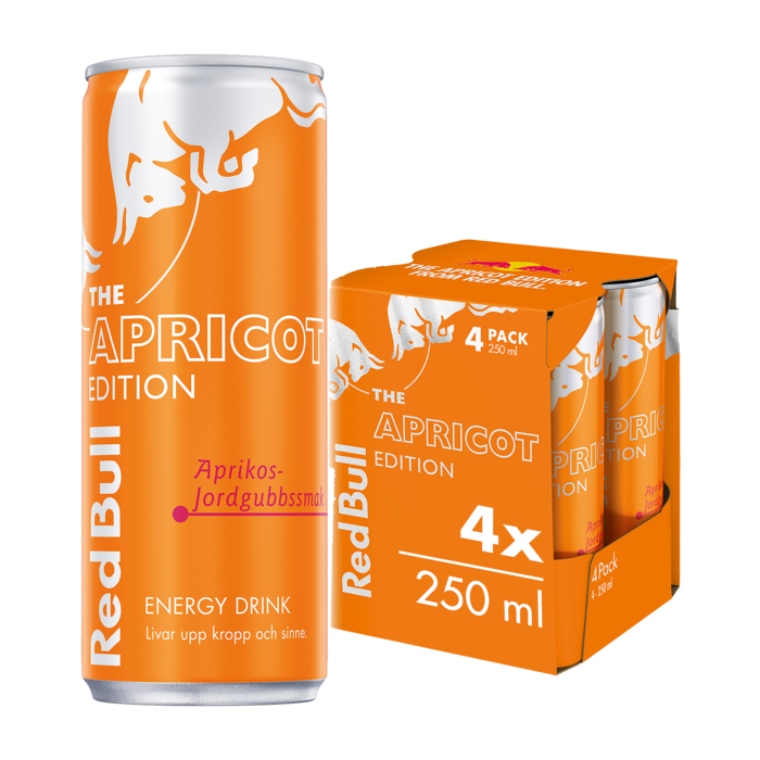Red Bull Apricot Edition 250ml 4-pack