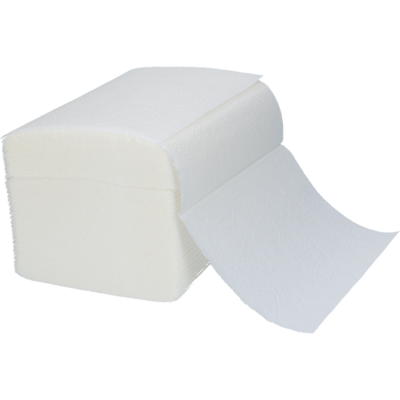 Disp.servetter vit 2-lags 16*21cm 200-p