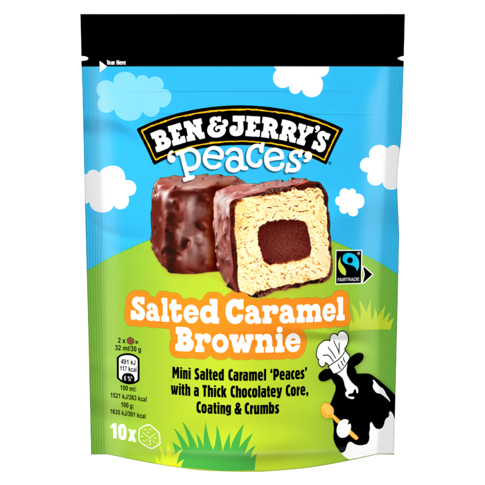 Ben & Jerry's Peaces Salted Caramel Brownie