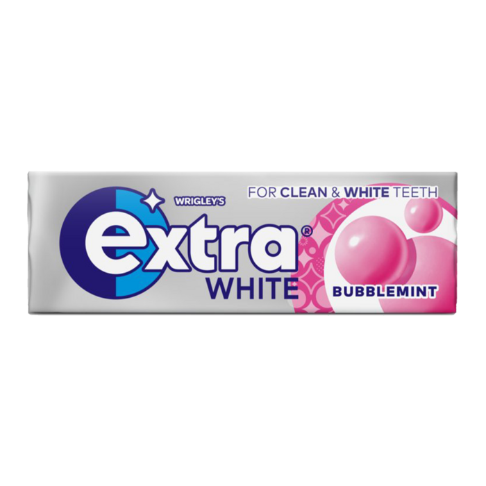 Extra White Bubble Mint 14g - HEL KARTONG