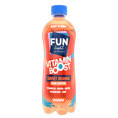 Fun Light Sunset Orange 50cl Koffeinfri