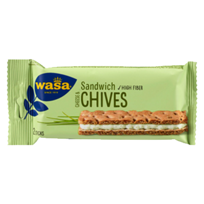 WASA Sandwich Cheese/Chives 37g