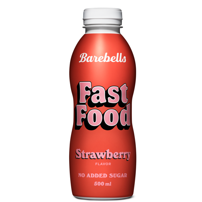 Barebells Fast Food Strawberry 0,5L