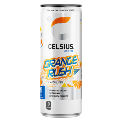 Celsius Orange Rush 355ml