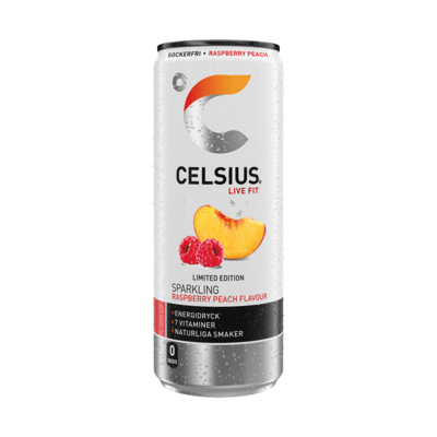 Celsius Raspberry Peach 250ml