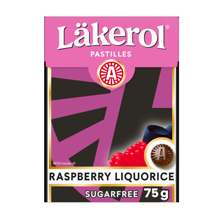 Läkerol Raspberry Licorice Big Pack 75g