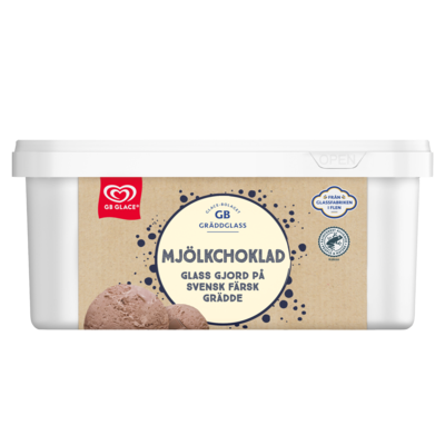 Gräddglass Mjölkchoklad 1,8L