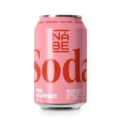 Nåbe Soda Pink Grapefriut 33cl