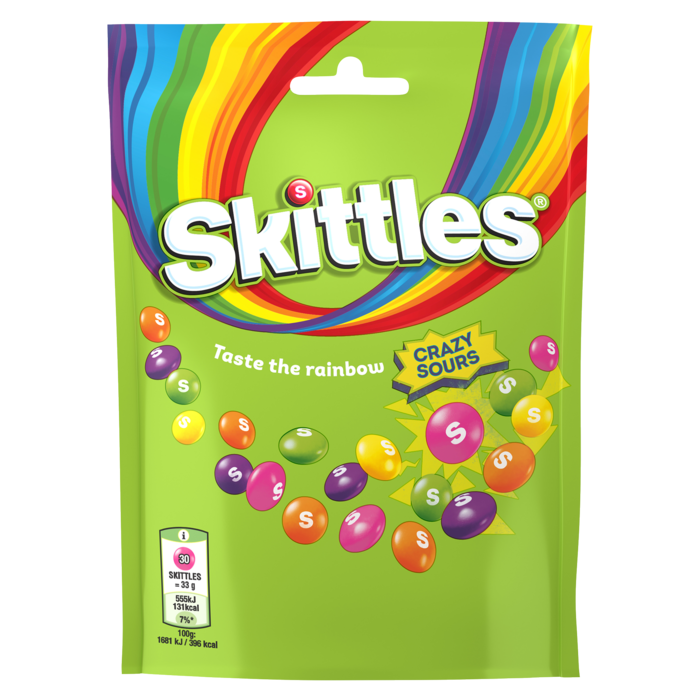 Skittles Crazy Sour 152g