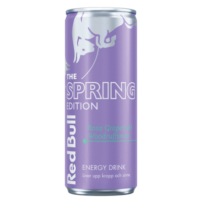 Red Bull Spring Edition - Rosa Grapefrukt-Woodruffsmak 250ml