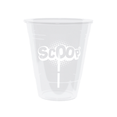SCOOP Plastglas 360ml