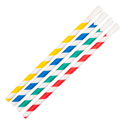 Singelpackade skedsugrör 20cm