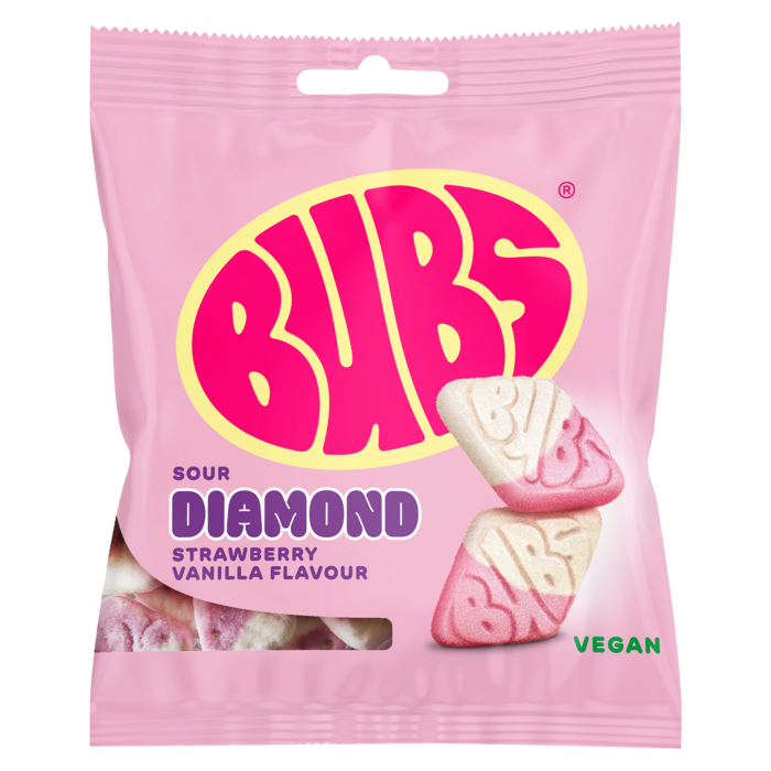 Bubs Strawberry/Vanilla Diamond 155g