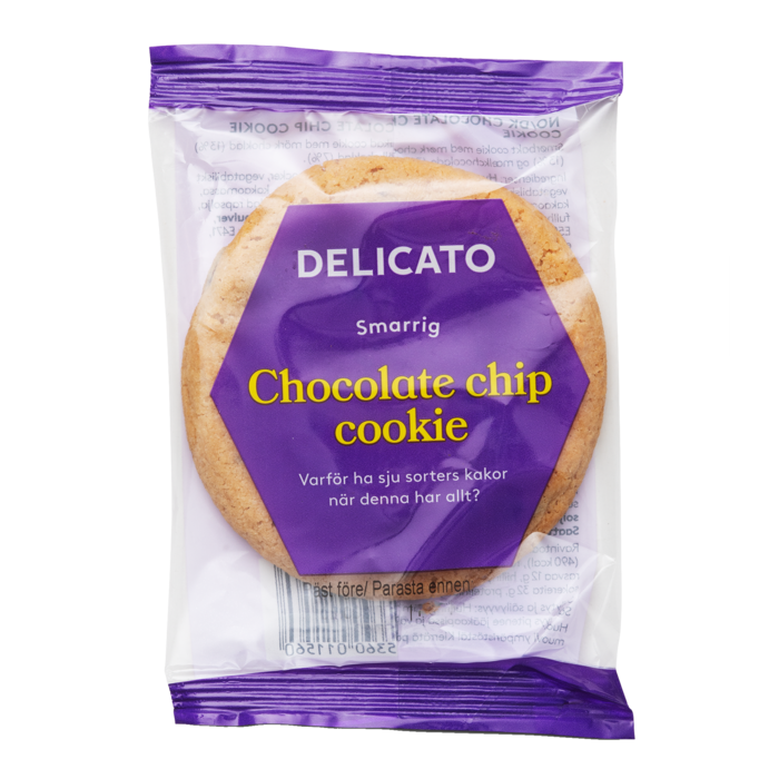 Delicato Chocolate Chip Cookie styckpack